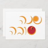 シャナ・トバ(Shanah Tova)- ローシュ・ハシャーナのヘブライ語での挨 シーズンカード (正面/裏面)