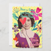 シャナ・トヴァ　花の少女　美しいオリジナルとアート シーズンカード (正面)