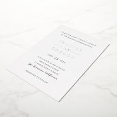 シャニスモダン結婚ズ 箔招待状 (回転した状態)