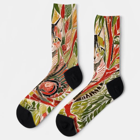 シャネジー・キャット・ワン ソックス (左)