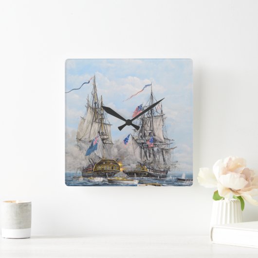 シャノンとチェサピークの壁時計 スクエア壁時計 (ホーム)