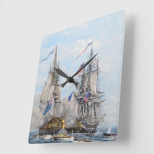 シャノンとチェサピークの壁時計 スクエア壁時計 (傾斜)