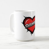 シャノンを愛して コーヒーマグカップ (正面左)