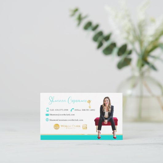 シャノンカスタム用のビジネス向け設計された名刺 名刺 (スタンド正面)