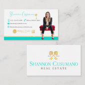 シャノンカスタム用のビジネス向け設計された名刺 名刺 (正面/裏面)