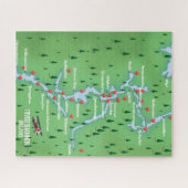 シャノン川の地図 ジグソーパズル (横)