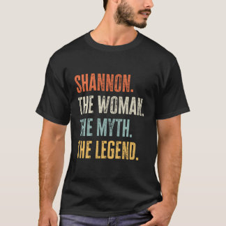 シャノン最高のザ女人神話の伝説の名おもしろい前 Tシャツ