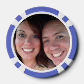 シャノン2紫色の赤結婚のベガストランプのポーカーチップ ポーカーチップ (裏面)