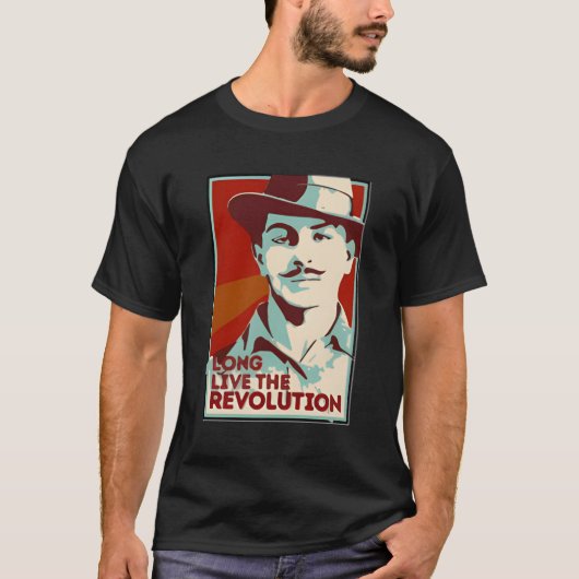 シャハイドバガットシン革命 Tシャツ (正面)