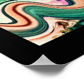 シャハダアラビア書道فن-الخط-لا-إله-إلا-الله ポスター (角)