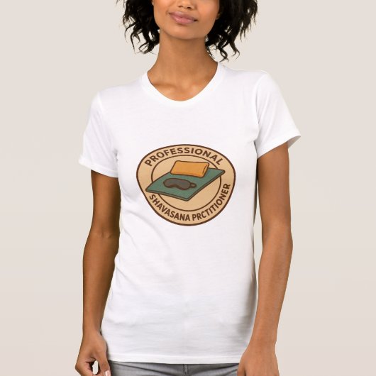 シャバサナの達人 Tシャツ (正面)
