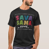 シャバサナの達人 Tシャツ (正面)