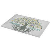 シャバットシャロムツリーオブライフチャラ カッティングボード (角)