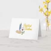 シャバットシャロム カード (黄色い花)