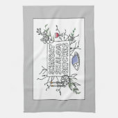 シャバットシャロムB!$@#s!Chalahカバー キッチンタオル (縦)