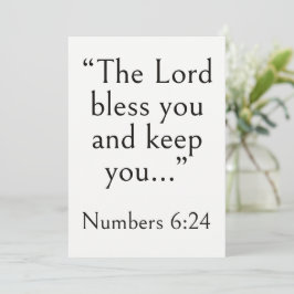 シャバット・シャローム聖書、民数記6:24、モダンアート カード