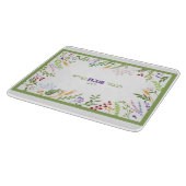 シャバット・チャラ・カッティング・ボード・ヘブリック・フローラル カッティングボード (角)