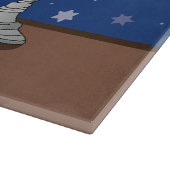 シャバートシャロムガラスChalahボード15"x11" カッティングボード (角)