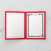 シャバートシャロムスターハートグリーティングカード カード (内部)