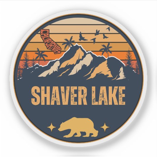 シャバー湖（カリフォルニア） シール (正面)