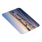 シャパラメキシコの湖の早朝の景色 マグネット (右側)