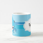 シャパーソナライズされたーク・マグ コーヒーマグカップ (中央)