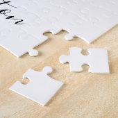 シャパーソナライズされたーペイドッグの写真 ジグソーパズル (側面)