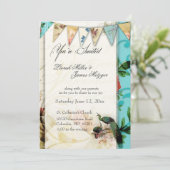 シャビフランスのー·シック·ヴィンテージの招待 招待状 (スタンド正面)