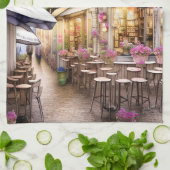 シャビーお洒落シックカフェキッチンタオル キッチンタオル (折り畳み)