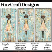 シャビーなシックなアフリカ系アメリカ人エンジェルAM2デコページ 薄葉紙