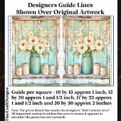 シャビーなシックなクリーム牡丹、アクアジュグDV5Bデコページ 薄葉紙