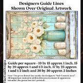 シャビーなシックなクリーム牡丹、アクアジュグDV5Lデコページ 薄葉紙