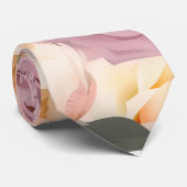 シャビーはっきりしたビーシックバラフローラガーデンフラワー ネクタイ (ロール)