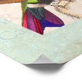 シャビーエレガンスヴィンテージファッションコラージポスター ポスター (角)