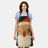 シャビーサンタ エプロン (着用した状態)