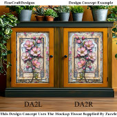 シャビーシックさくらんぼブロッサムDA2Lデコページ 薄葉紙