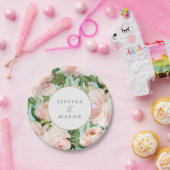 シャビーシックなウェディングシャワーのペーパープレート ペーパープレート (パーティー)