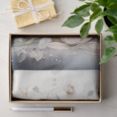 シャビーシックなソフトパステルカラーお誕生日ケーキ 薄葉紙 (ギフト)