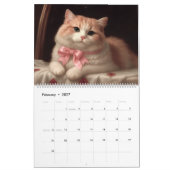 シャビーシックな猫カレンダー 2027 カレンダー (2月 2027)