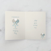 シャビーシックな結婚式おめでとうございます カード (内部)