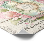 シャビーシックな香りボトルスフランスのクリプトポスター ポスター (角)