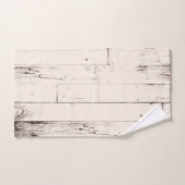 シャビーシックアイボリーウッド素朴ファームハウスバーン バスタオルセット (ハンドタオル)