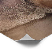 シャビーシックアンティークテディガール ポスター (角)