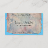 シャビーシックアンティークパリスタイル名刺 名刺 (裏面)