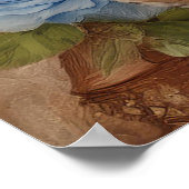 シャビーシックアンティークラビットボーイ ポスター (角)