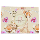 シャビーシックインヴィンテージパリ ラージペーパーバッグ (裏面)