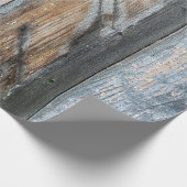 シャビーシックウッド抽象芸術 ラッピングペーパー (角)