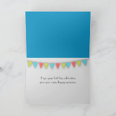 シャビーシックウッド誕生日 カード (内部)