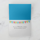 シャビーシックウッド75誕生日 カード (内部)