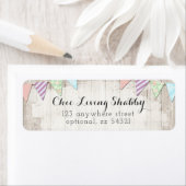 シャビーシックカントリーバンティング素朴差出人住所 ラベル (インサイチュ)